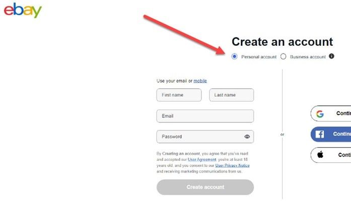 How To Create Account on eBay​